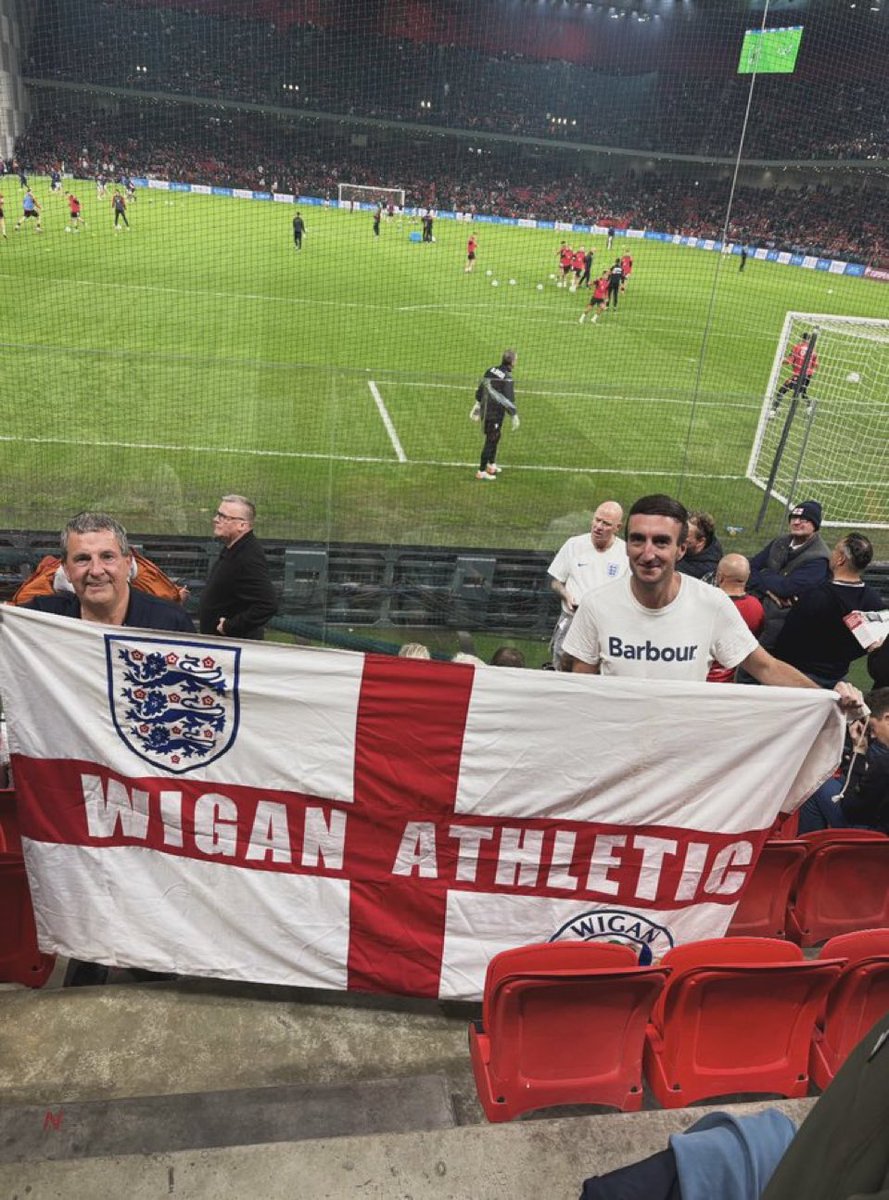 LeagueOne25's tweet image. These Wigan Athletic fans in Albania 👏 

#wafc