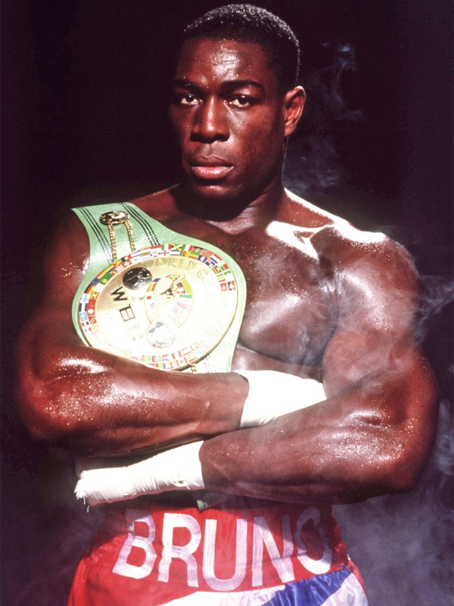 BritishHistorym's tweet photo. ; his overall knockout percentage was 84.44%.
Bruno was ranked among BoxRec's 10 best heavyweights in the world twelve times, reaching his career-high ranking of world no. 3 at the conclusion of 1984.
#frankbruno #heavyweightboxer #britishboxing https://t.co/nGKzCBMEHt