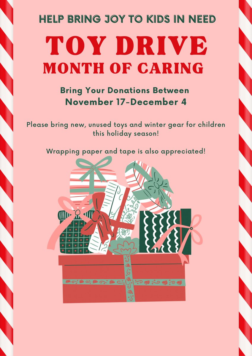 Operation Toy Drive starts tomorrow! Bring your new and unwrapped gifts to any WO building! 🧸 🎁 #GoWO <a href="/WestOttawaHS/">West Ottawa HS</a> <a href="/WOPublicSchools/">West Ottawa Public Schools</a>