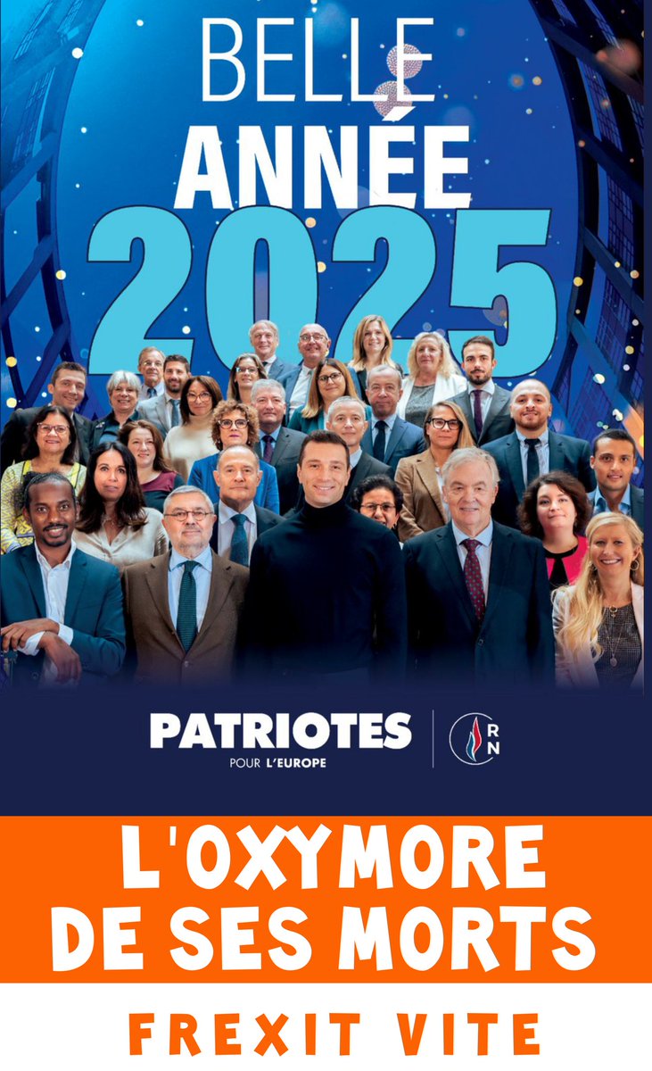 OnLhRien's tweet photo. L'oxymore de ses morts !
#Frexit #FrexitVite #RassemblementNational #RN  #LePen #bardella #politique #france #politiquefrancaise https://t.co/2DNeL0n4zY