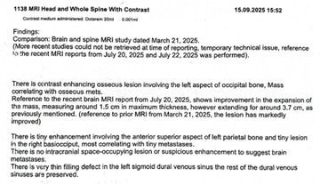 Fa21519230's tweet image. 🚨NUEVO ARTÍCULO: Testimonio sobre IVERMECTINA y MEBENDAZOL - Mujer de 37 años en JORDANIA con cáncer de mama en estadio 4 y metástasis ganglionares y óseas informa después de 3 meses: reducción de los tumores
HISTORIA:
Mujer de 37 años en Jordania con cáncer de mama en estadio 4…