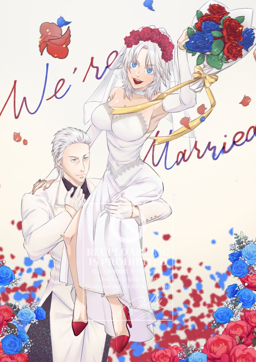 5VD優勝組企劃212h活動接龍圖
第105棒 #5VD #VD 
5VD♀: 我們結婚啦💒