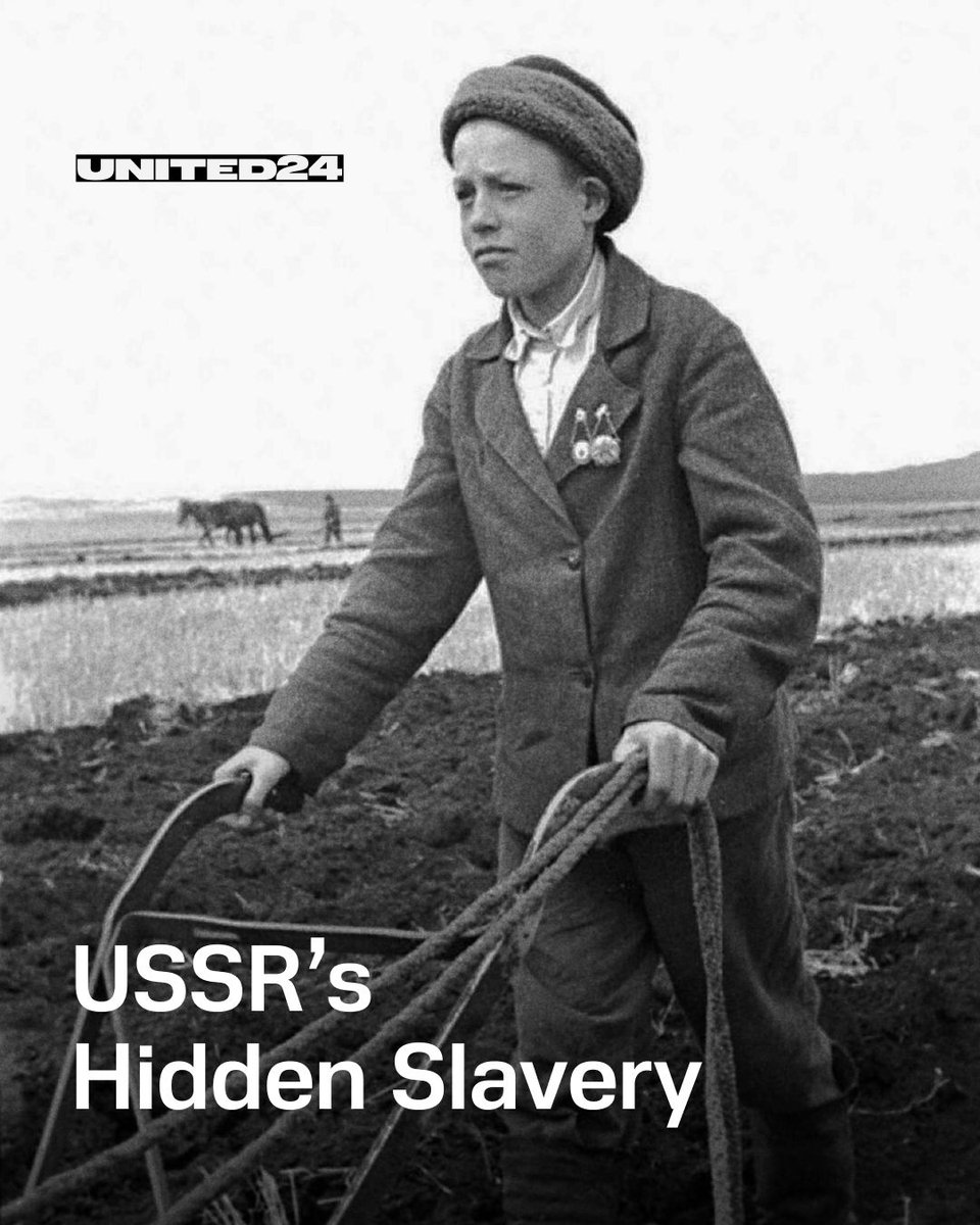United24media's tweet image. When was slavery really abolished in your country?

The Soviet Union promised equality, yet millions lived as state-bound peasants — a form of restored serfdom that lasted into the 1970s. 

🧵 1/7