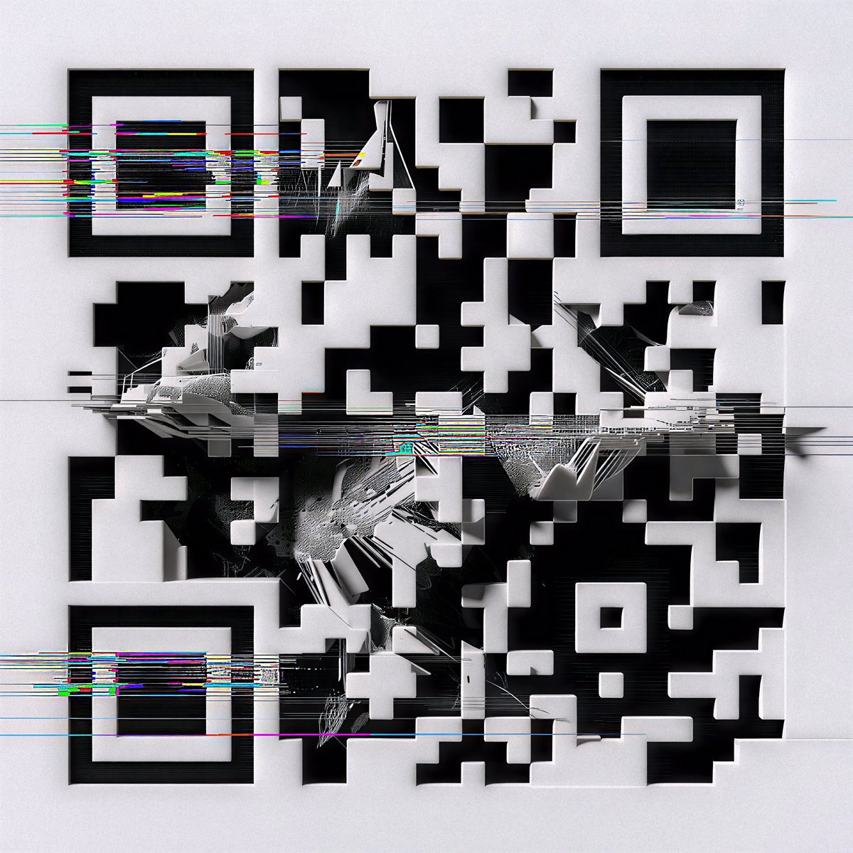 mart_index's tweet image. Distorted Escape Pattern” is now on objkt.

A broken QR that refuses to reveal a way out.
Part of my ongoing “Escape Plan” series
objkt.com/tokens/open_ob…