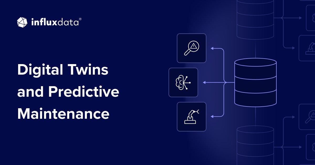 InfluxDB's tweet image. Real-time sensor data turns digital twins into living models that predict failures before they happen. 

No more waiting for equipment to break or wasting resources on unnecessary maintenance.

Learn how predictive maintenance shifts from reactive to proactive:…
