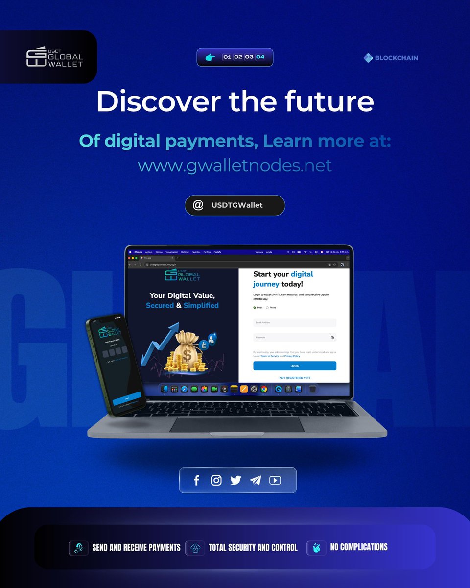 The easiest way to manage your USDT is here

If you're looking for a fast, secure, and simple way to send and receive payments, we prepared a visual guide that shows why G-Wallet is becoming the preferred option for many.

Take a look and see what it can do for you. 👇

🔗 Learn