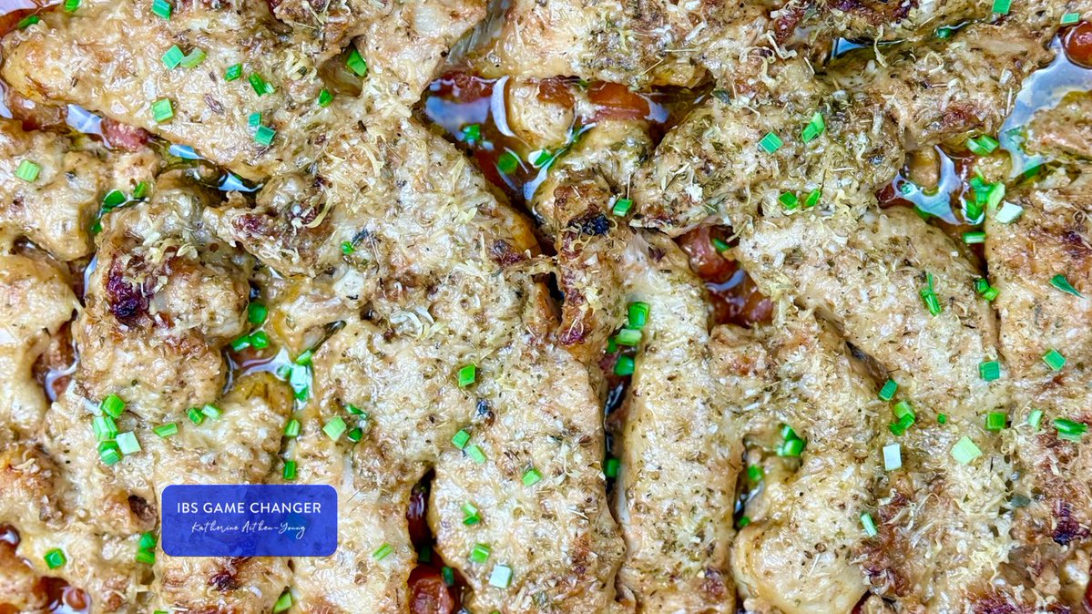 IBSGameChanger's tweet image. Delicious, easy, #lowfodmap Baked Parmesan Chicken On Cherry Tomatoes 

Make it: t.ly/V4e_s
Pin it: pin.it/mel76Eeh1

#ibsgamechanger #lowfodmapdiet #fodmapfriendly #glutenfree #glutenfreerecipes #lowcarb #lownetstarch #lownetcarb  #ketofriendly