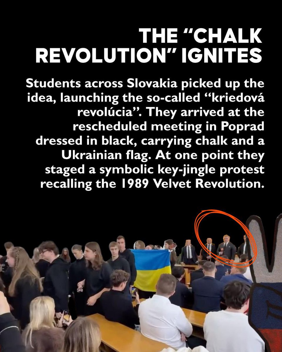democrats_eu's tweet image. In Slovakia, students have turned chalk into a symbol of peaceful resistance. From Poprad to Bratislava, they’re drawing the line — against corruption, against @RobertFicoSVK’s authoritarian drift, and for a pro-European Slovakia.
Tomorrow, thousands will gather in Bratislava to…