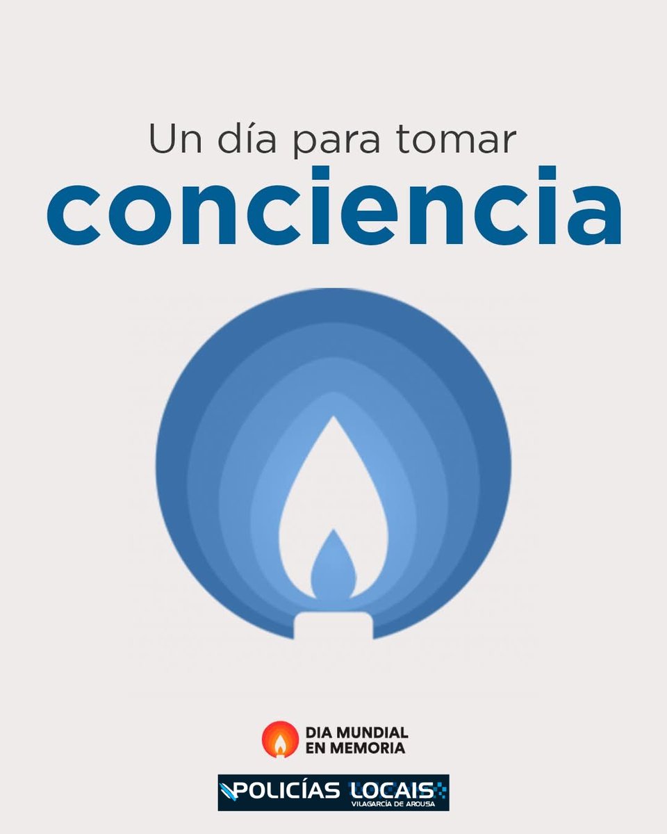 Hoxe conmemoramos o Día Mundial en Recordo das Vítimas de Sinistros Viarios #WDoR2025 ​

Cada ano, os sinistros viarios cóbranse máis dun millón de vidas en todo o mundo.
#SeguridadeViaria #092ATúaPolicíaDeProximidade #PoliciaLocal #Vilagarcía #VilagarcíaDeArousa #PLVgA