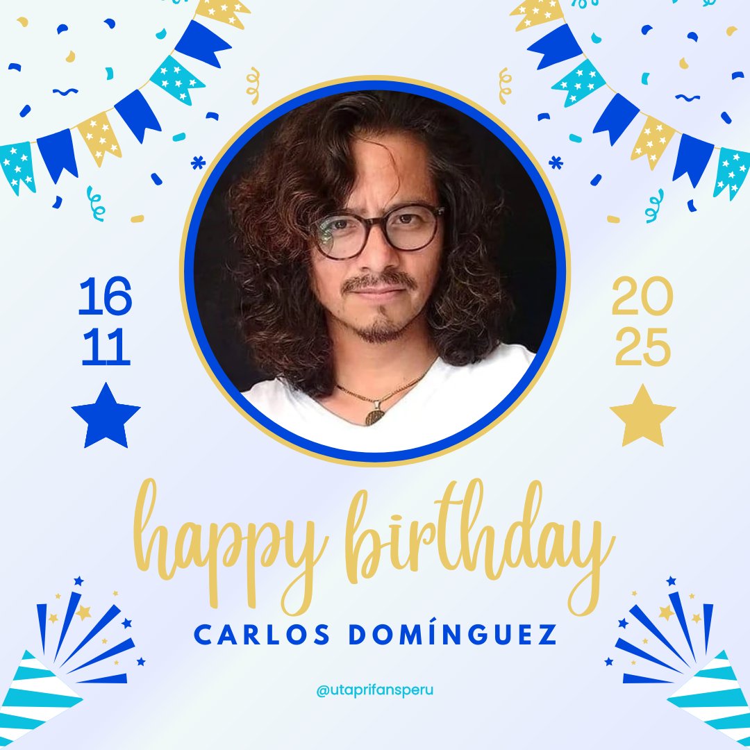 UtaPriFansPeru's tweet photo. 🎊 ¡Feliz cumpleaños, Carlos Domínguez! 🎊

Hoy cumple años @KAEL_PINEDA, voz en latino de Masato Hijirikawa 🤗💙
Deseamos que su vida se llene de éxitos y alegrías 🌟
Un fuerte abrazo desde Perú 🇵🇪❣️

#FelizCumpleaños
#HappyBirthday
#CarlosDomínguez
#KaelPineda
#UtaPriDoblaje https://t.co/mXEj1ZQfik