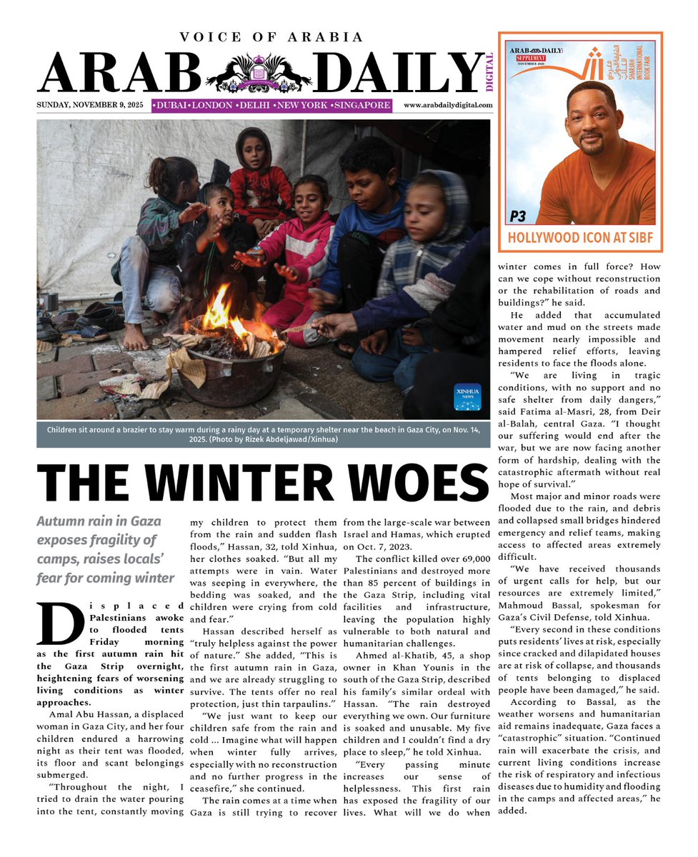 Arab Daily Digital - NOV 16, 2025 - Please click here to read the full edition - go.asianlite.uk/tep1yfl