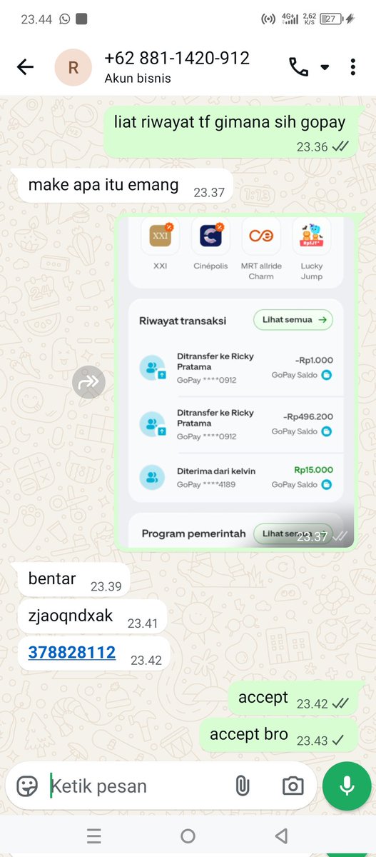 ibnuanwarshidiq's tweet image. okee, dan lagi sedekat ke fakir miskin. kayanya emang aku kurang sedekah 😇

kena scam nominal 497.200
08811420912
dana / gopay
atas nama ricky pratama