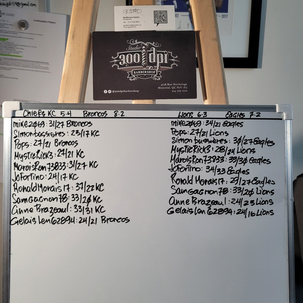 MichelGroulx8's tweet photo. Mise à jour #LePopsBoard 🏈🏈🏈🏈 #NFL #sem11 @AnneBrazeau1 @GelaisLen62894 merci https://t.co/saPPAoZ8Uc