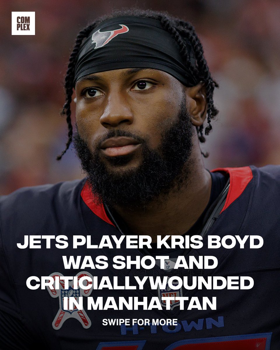ComplexSports's tweet image. Prayers up for Kris Boyd and his family. Hope he pulls through 🙏