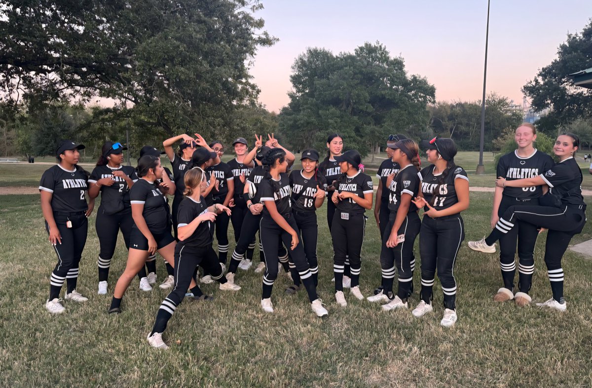 I love these girls!! Had such a great time in Texas, played great softball, and had some GREAT BBQ!!! This squad has something special. <a href="/AMChavolla/">AthleticsMercadoChavolla(RC)</a> <a href="/Lianna_Palacios/">Lianna Palacios</a> <a href="/kharleewithak/">KJ Sanders #44</a> <a href="/HaileyCoronel08/">Hailey Coronel</a> <a href="/Ao_Miranda05/">Aowyn “AO” Miranda</a> <a href="/SophiaM2026/">Sophia Martinez</a> <a href="/AddisonC2027/">Addison C</a> <a href="/Leatapia2026/">Leanor (Lea) Tapia</a> <a href="/KenzieSnyder18/">Kenzie Snyder</a>