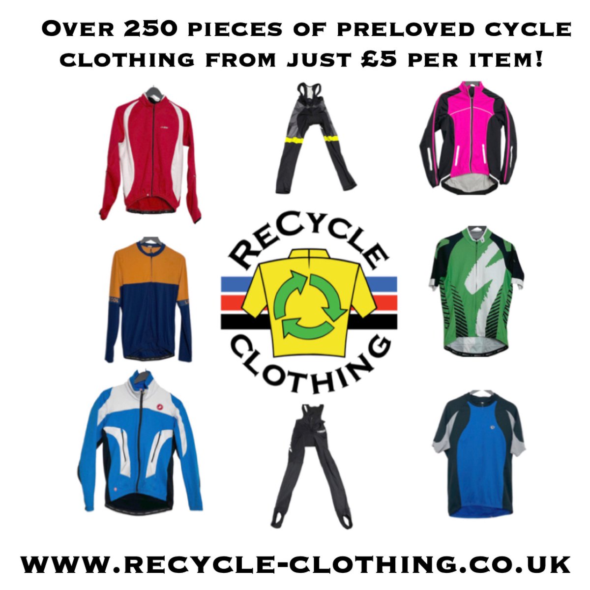 I now have a dedicated website specifically for my non vintage pre loved cycle clothing 

recycle-clothing.co.uk