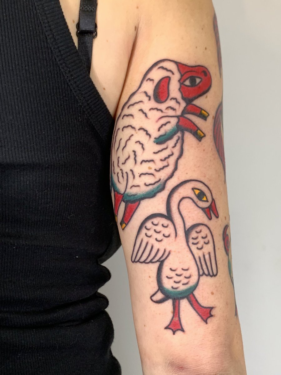 GrivelasseBoy's tweet photo. Hier j’ai continué cette sleeve d’animaux c’est vraiment trop fun comme projet merci de m’amener vos idées et de me laisser carte blanche 🫶 https://t.co/UKAhqZRRL9