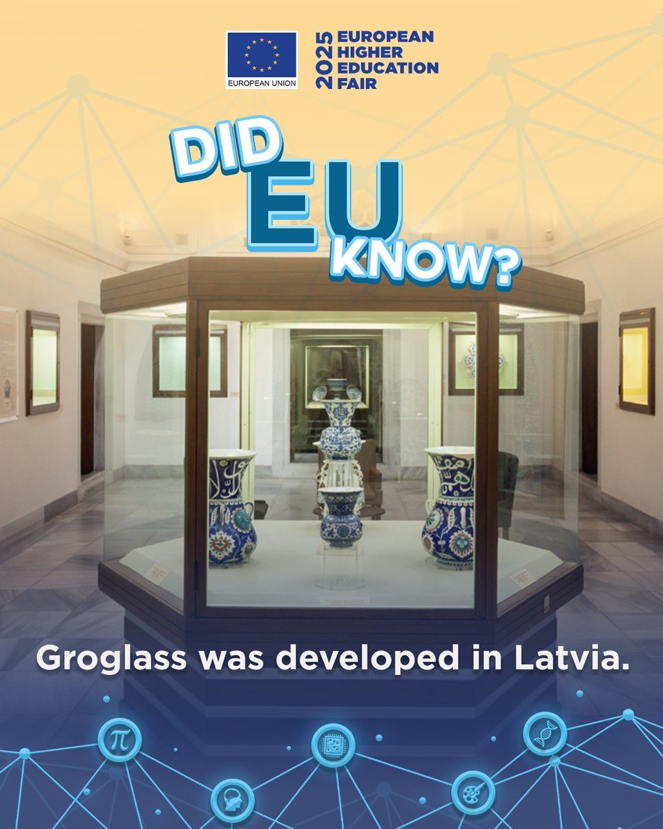 𝗗𝗜𝗗 𝗘𝗨 𝗞𝗡𝗢𝗪? 💡

GroGlass, a company founded in Latvia, revolutionized the world of optical technology by developing ultra-clear, anti-reflective glass that allows up to 99% light transmission—transforming how we display, protect, and experience art and architecture.