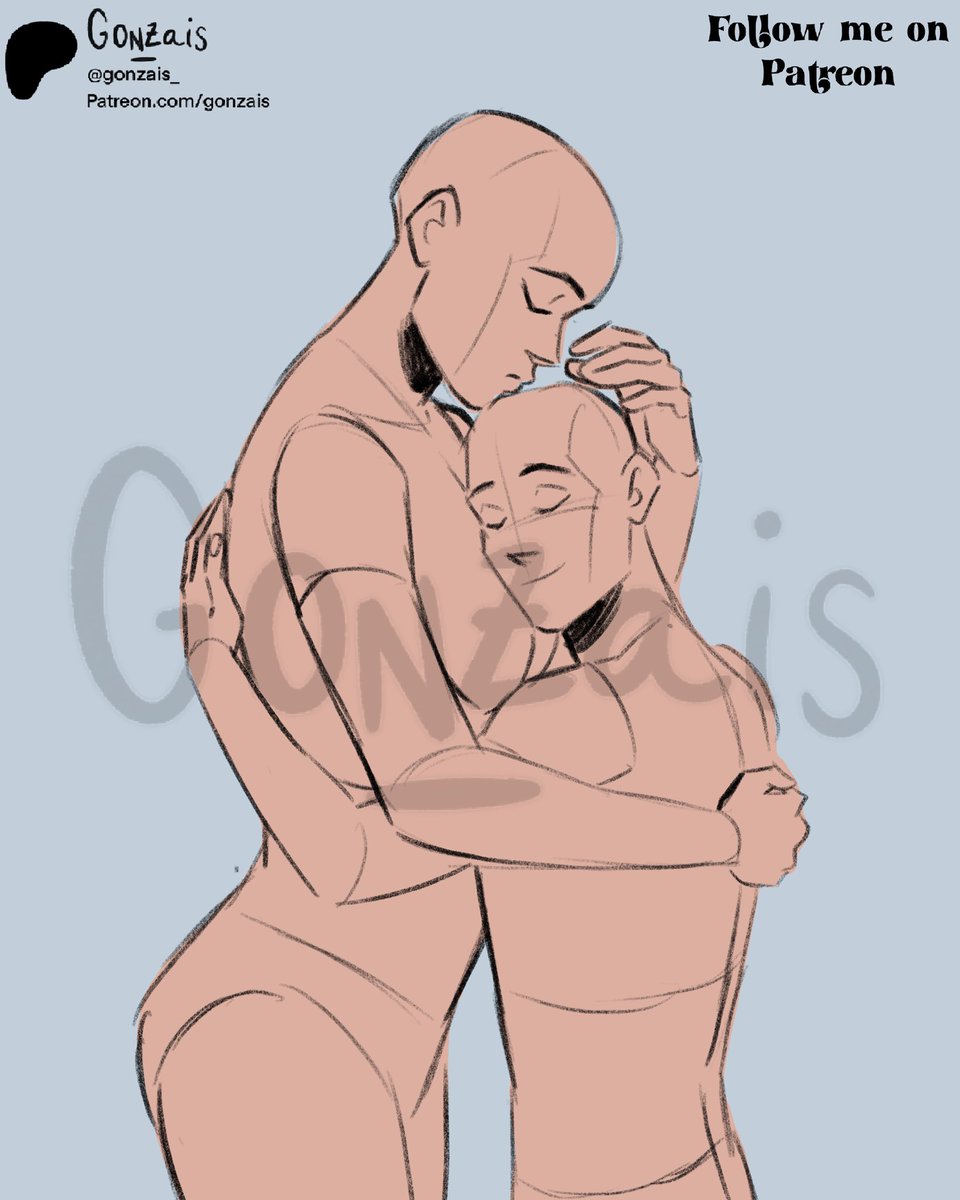 gonzais_'s tweet image. Size difference couples(female version)😊✨

More poses for Patrons 
Please share🫶🏻
#drawingbase #posereference #artbase #artreference #poses #練習 #日々描く #Poseref