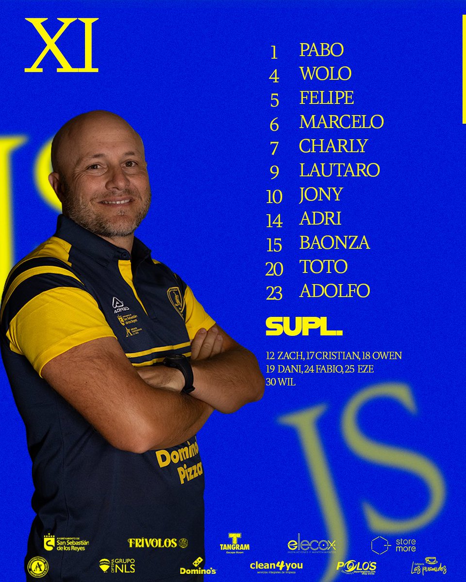 XI INICIAL SENIOR A MASCULINO 📋✅