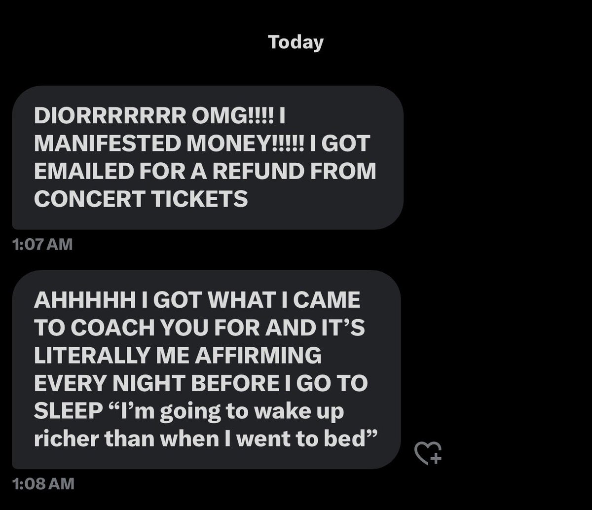 visualdior's tweet image. coaching success story ♡