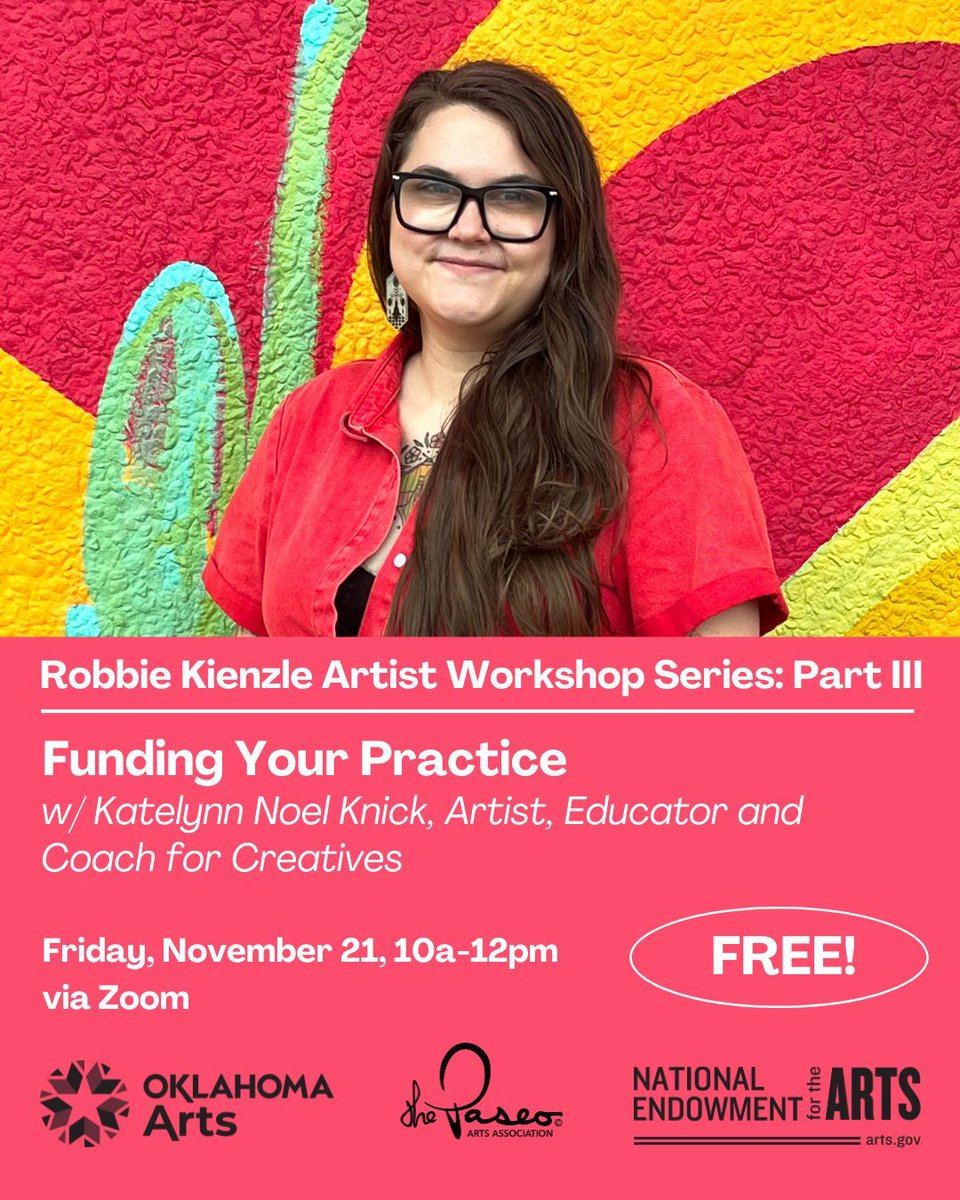 LAST CALL to join two of our FREE artist professional development workshops in the Robbie Kienzle Workshop Series! 

All About Artist Residencies: buff.ly/RucZXny 

Funding Your Practice: buff.ly/SL6QISU 

Sign up for these informative workshops today!