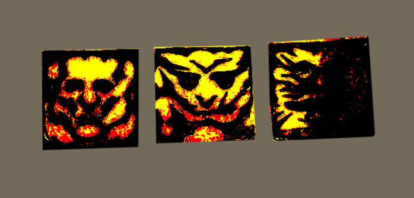 spontaneously created a vhs-horror child