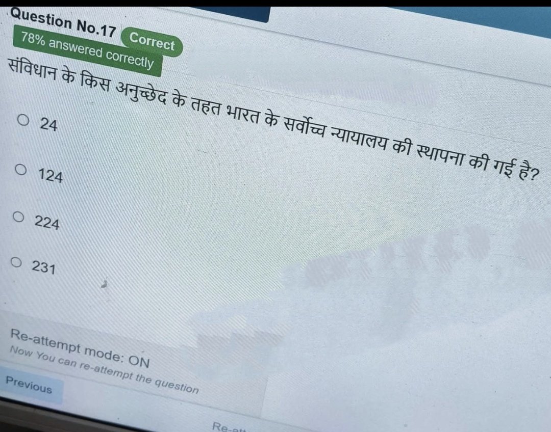 UPSCSCORE's tweet image. Q. भारतीय संविधान का कौन सा अनुच्छेद सर्वोच्च न्यायालय से संबंधित है?

#UPSCPrelims2026 #SSCCGL