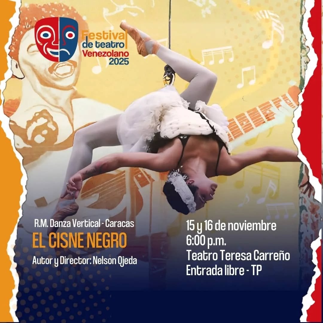 AcaCaracas's tweet image. #AcáCaracas dominguera, teatral y entrada libre.

HOY #Dom #16Nov el FESTIVAL DE TEATRO VENEZOLANO 2025 🎭 continúa en distintos puntos de la ciudad con presentaciones gratuitas.

Mira la programación y llégate a disfrutar de buen teatro venezolano sin pagar nada.🧵👇🏼