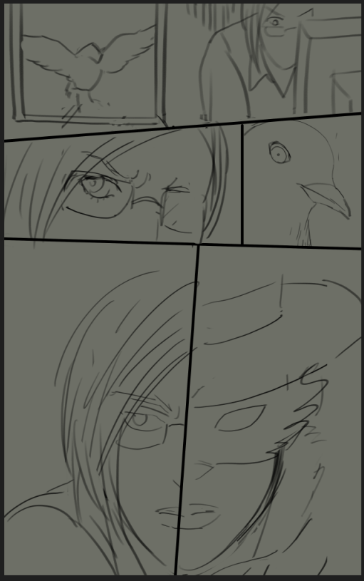 I also haven't forgotten about the main villain! here's a cool little preview of a cool shot from another one of the latest sketches as done by Mr.@stivnworks