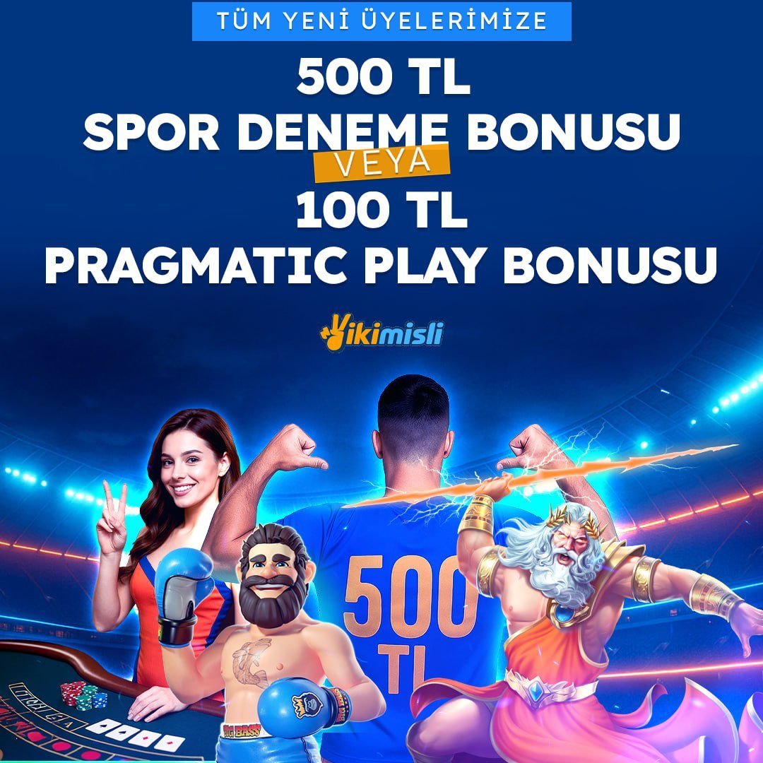 🎁 İkimisli'den tüm yeni üyelere deneme bonusu fırsatı!
✅ Hemen Üye Ol!
🤔 İster 500 TL Spor Freebet İster 100 TL Pragmatic play Freespin Deneme Bonusu Kap!

✔️ İkimisli giriş :🔗cutt.ly/597531-1

#ikimisli #denemebonusuverensiteler #FreeBet #FREESPIN