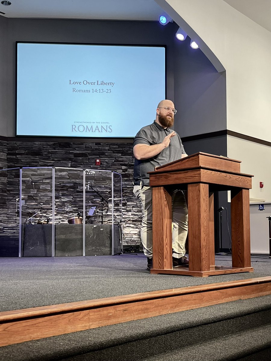 “Scripture makes it clear that the world will hate us because of Christ. We do not want the world to hate Christ because of us. We must love one another as Christ has loved us.” - Chase Phillips

So thankful for elders who desire to preach, and do so faithfully. <a href="/FairviewBC/">Fairview Baptist Church</a> is
