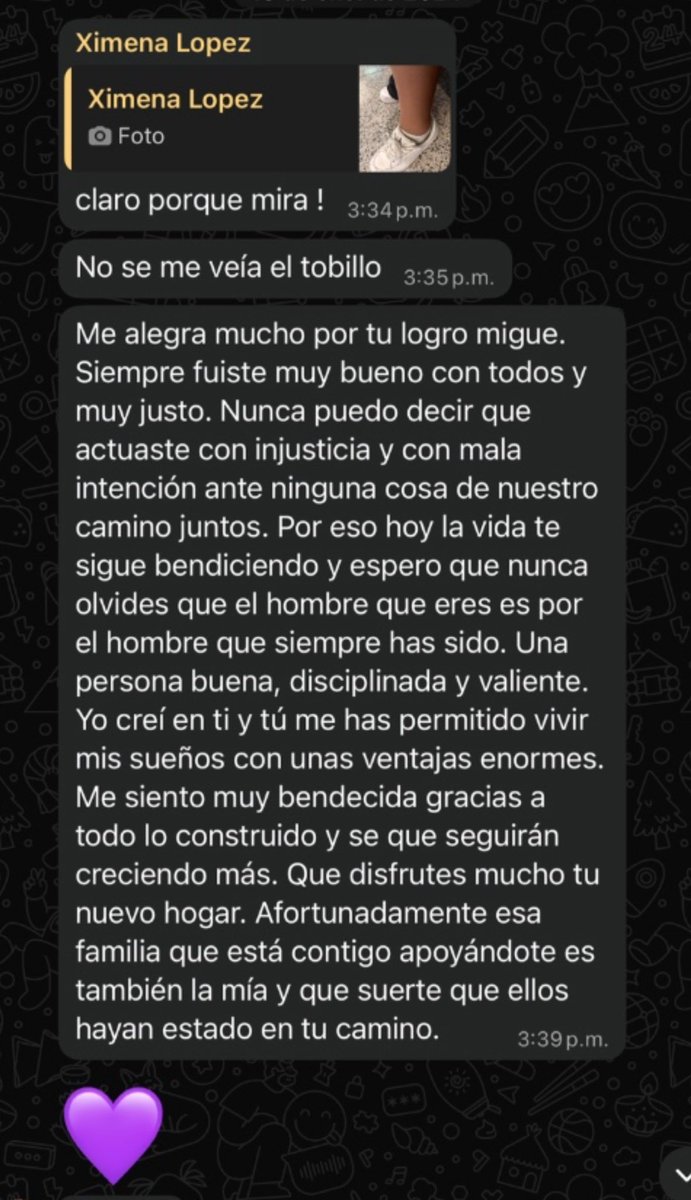 El montaje que he recibido en estos días por parte de mis enemigos es tan infame y doloroso que quiero compartir lo que me escribía hace unos meses mi ex pareja antes de aliarse con hampones. A todos les llegará la justicia.