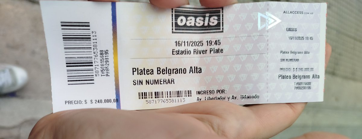 Te extrañaba entrada de papel