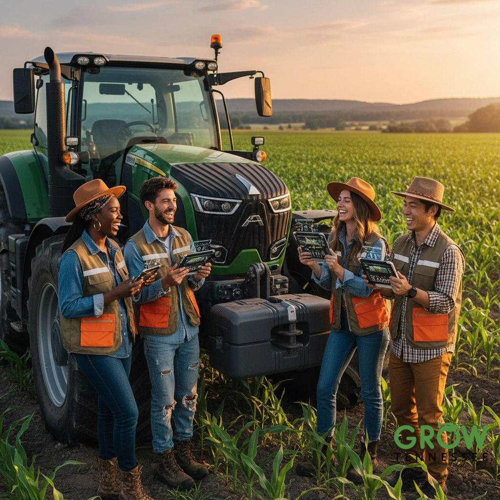 This ain’t your granddaddy’s tractor. GTN’s expert content is turning Tennessee into a hub for unstoppable growers: real people, real tech, real transformation. Got a story to share? Dive in and join the movement: growtennesseenetwork.com #FarmFreshFuture #WeAreKMG