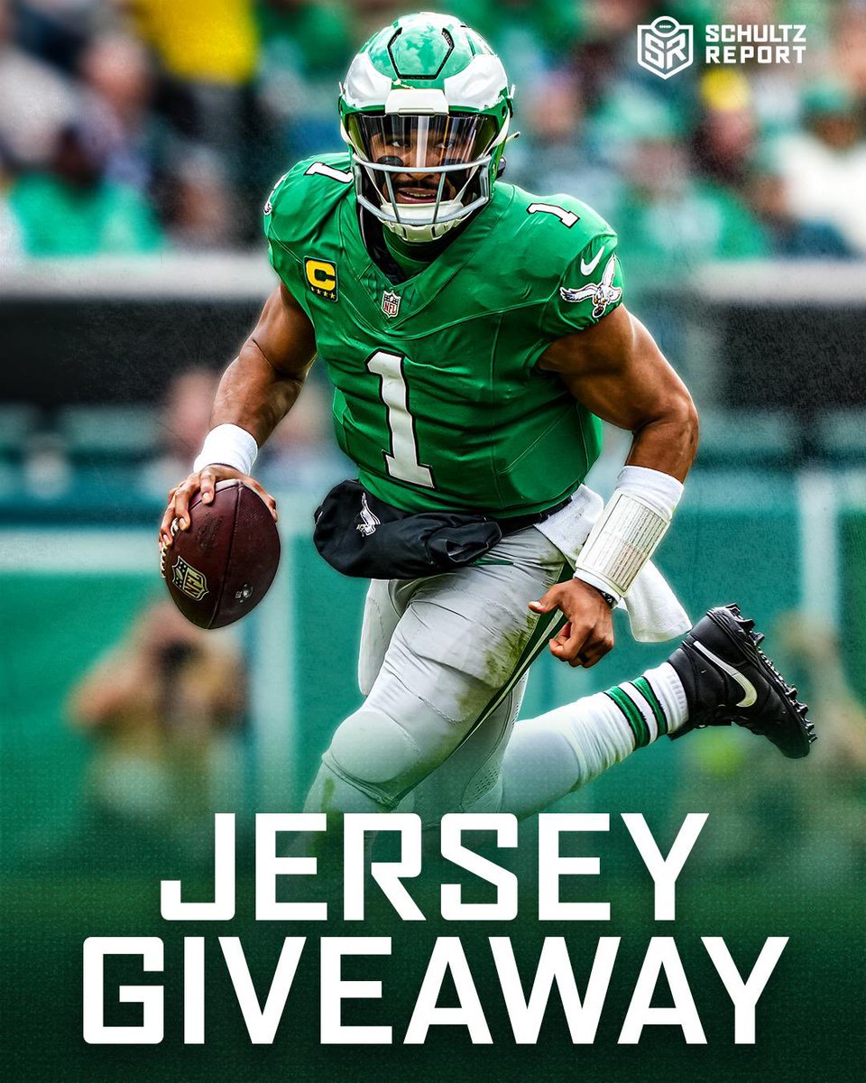 Schultz_Report's tweet image. 🔥 Jersey Giveaway! 🔥

I&apos;m giving away an NFL jersey of your choice for every TD (passing/rushing) Jalen Hurts has on SNF.

Rules:
1. Follow @Schultz_Report 
2. Like this post 
3. Reply with your team