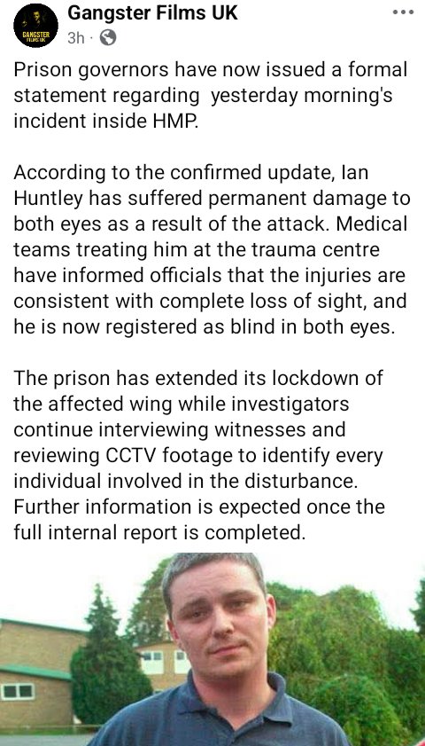 ActivePatriotUK's tweet image. I&apos;m hearing reports that child killer Ian Huntley has been attacked and stabbed in both eyes in prison. Can anyone in the media confirm!