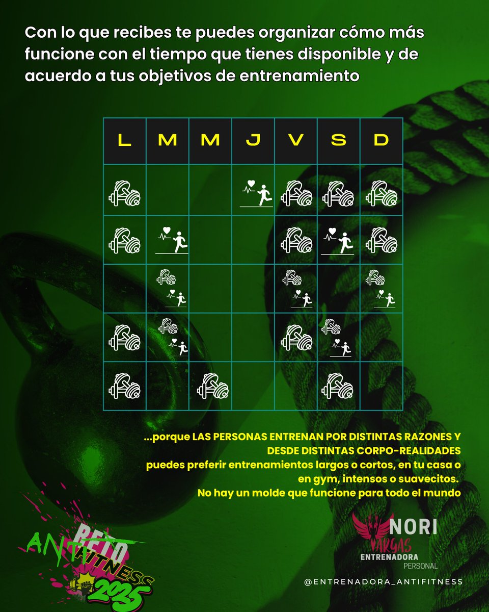 Grupo de entrenamiento híbrido funcional recibe su nueva rutina para 4 semanas el día de hoy 🖤
Info detallada:
instagram.com/p/DRIEvrwkQzM/…