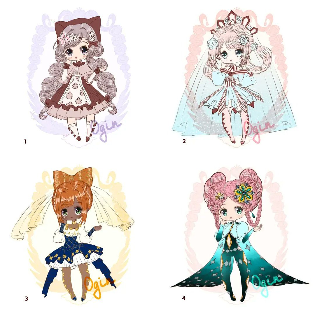 Ogin_WIPs's tweet image. This adorable chibis are just 10€ each! ✨🤩✨
 
Leave a comment or DM me to claim! ^^

#chibiadopt #premadechibi #premadecharacter #adoptable #adopts #adoptables #premadedesign #adoptdesign
