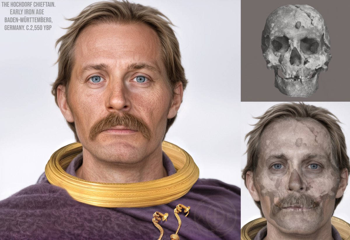 DanDavisWrites's tweet image. The Hochdorf Chieftain Early Iron Age, Baden-Württemberg, Germany c. 2,550 ybp by Ancient Europeans. 

The Hochdorf Chieftain’s Grave, located near Hochdorf an der Enz in Baden-Württemberg, is one of the most spectacular elite burials of Early Iron Age Europe.

Celtic Iron Age🧵
