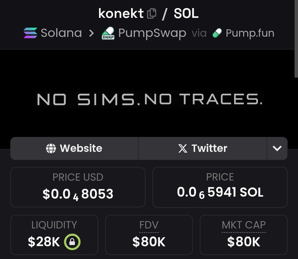 DrRitikaS's tweet image. Added some $konekt earlier around $60/$65k mcap. Really good to see it&apos;s holding so well.

9GuqvJbdtSrK6JNHKTvi742T75ShGv1R1ieTmEutpump

In brief: It gives you an anon SIM powered by #x402, and the mobile number you get is minted as an NFT on-chain. 📱

Check this:…