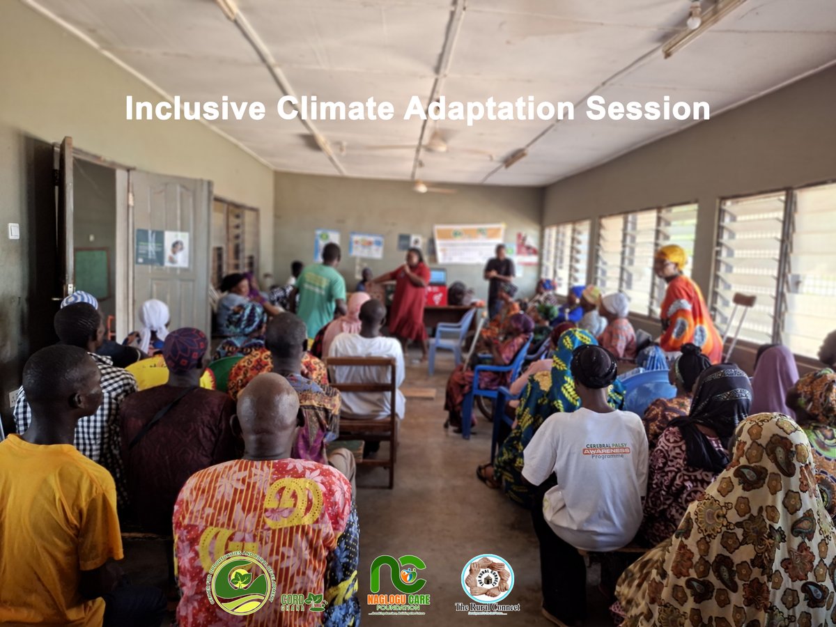cordghana's tweet image. CORD Ghana, in partnership with YACES Ghana, Naglogu Care Foundation, Rural Connect, and other supporting partners, successfully held a Capacity Building Session with Persons with Disabilities (PWDs) on the theme “Disability-Inclusive Climate Adaptation.”
The session empowered…
