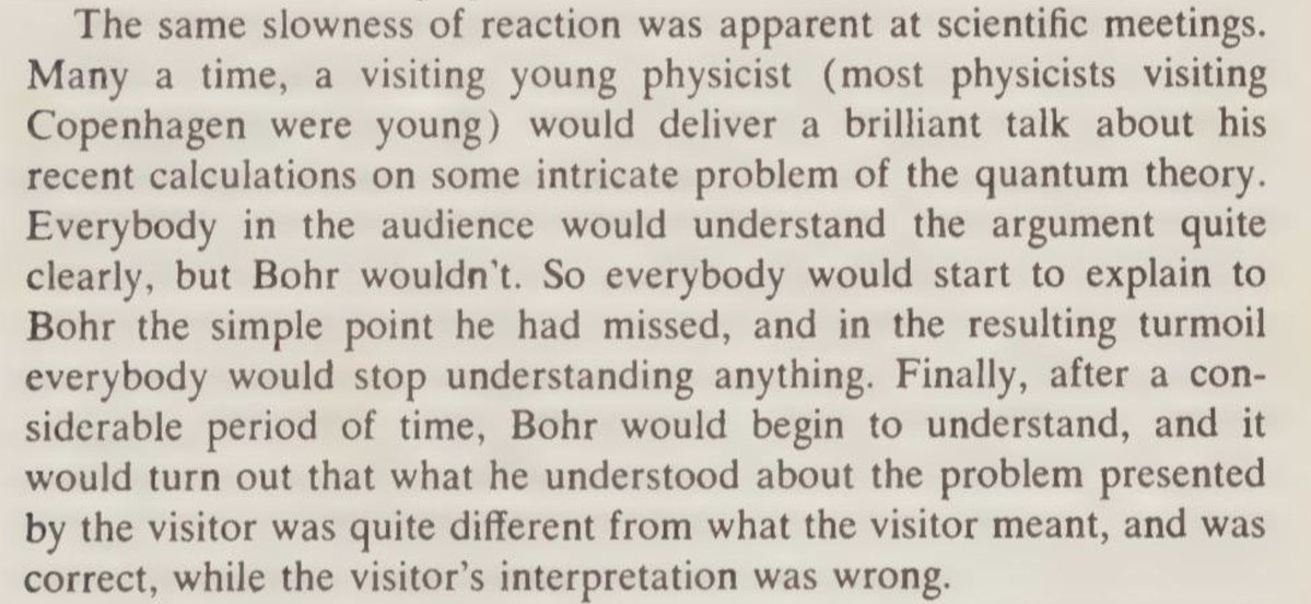 No comprender ideas erróneas o tramas absurdas es señal de una ontología interna muy poderosa y orientada a la verdad. E