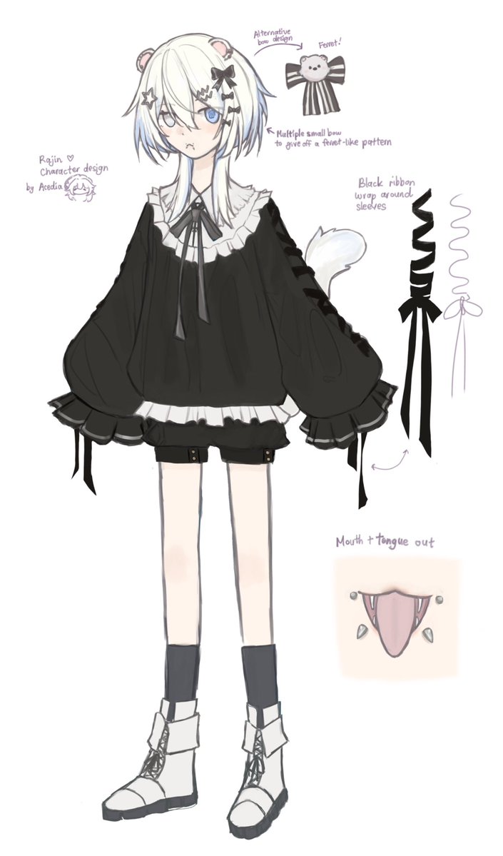 acedia_z0's tweet image. @mujikawaraji Fullbody refrence sheet 

#digitalart #refsheet