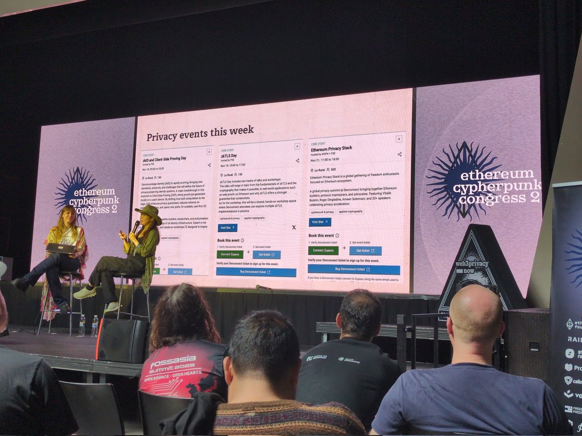 Eventos de privacidad esta semana ✨
Consulta más eventos a continuación y dónde puedes encontrar al equipo en @Privacy