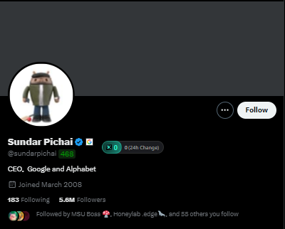 5.6M views, 5.6M followers

First time I've seen the views match the followers perfectly