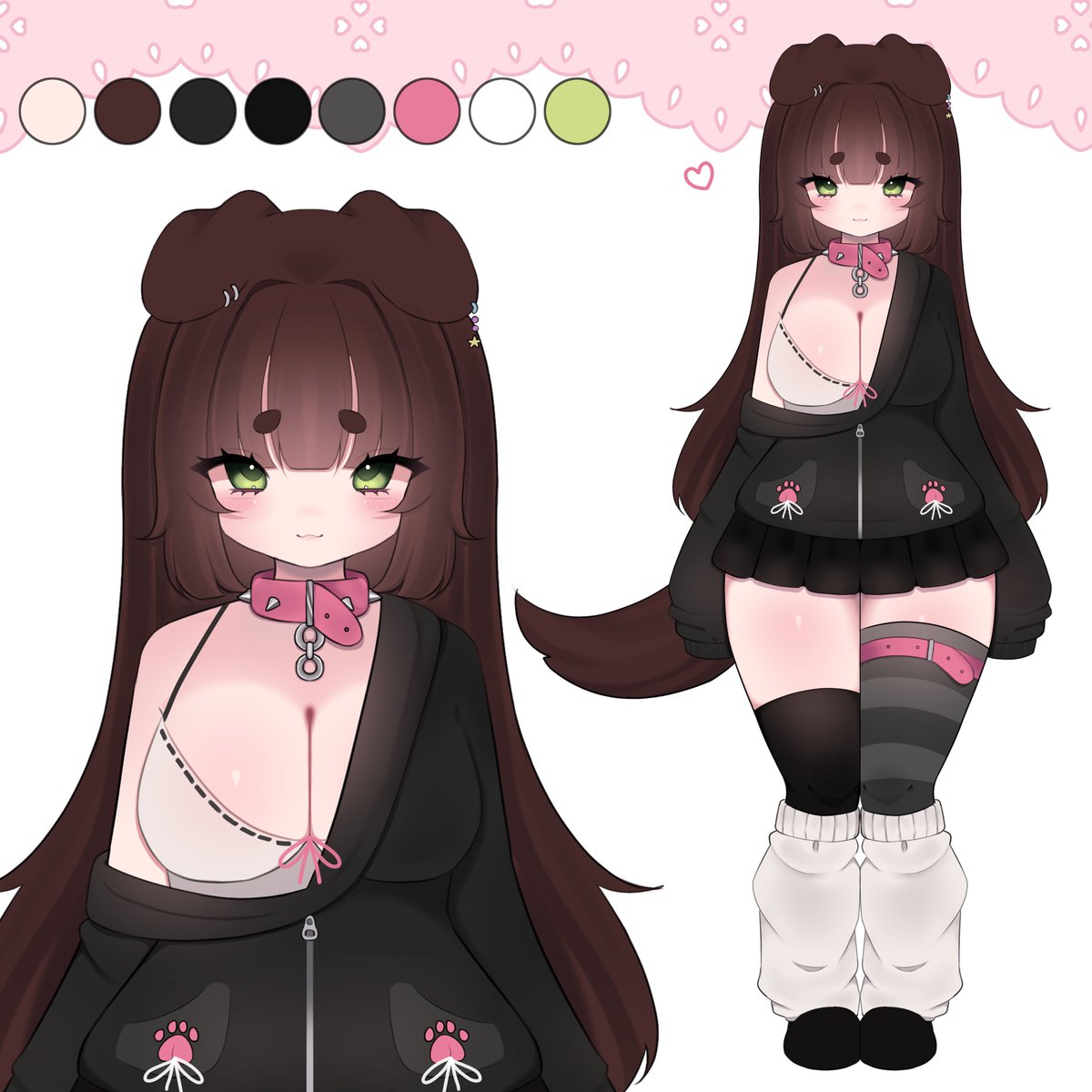 pupowh's tweet photo. outfit design🦴🩷 :3 https://t.co/As0L68akpQ