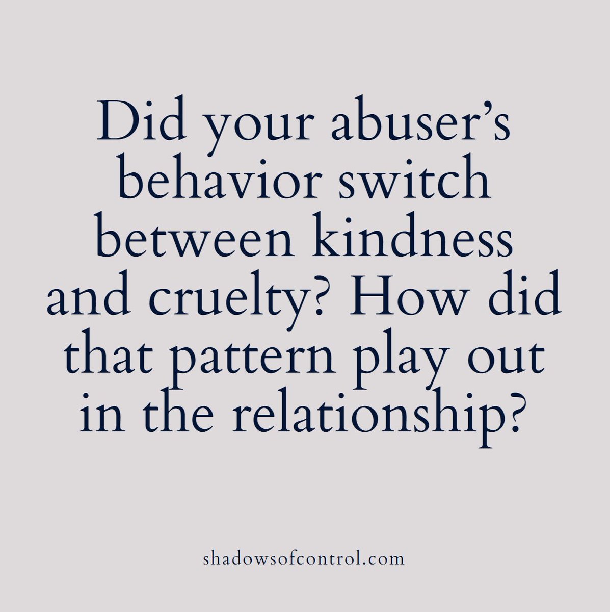 shadows_control's tweet image. Switching between love and cruelty creates a toxic bond that makes leaving feel impossible. 

#coercivecontrol #traumabond #cycleofabuse