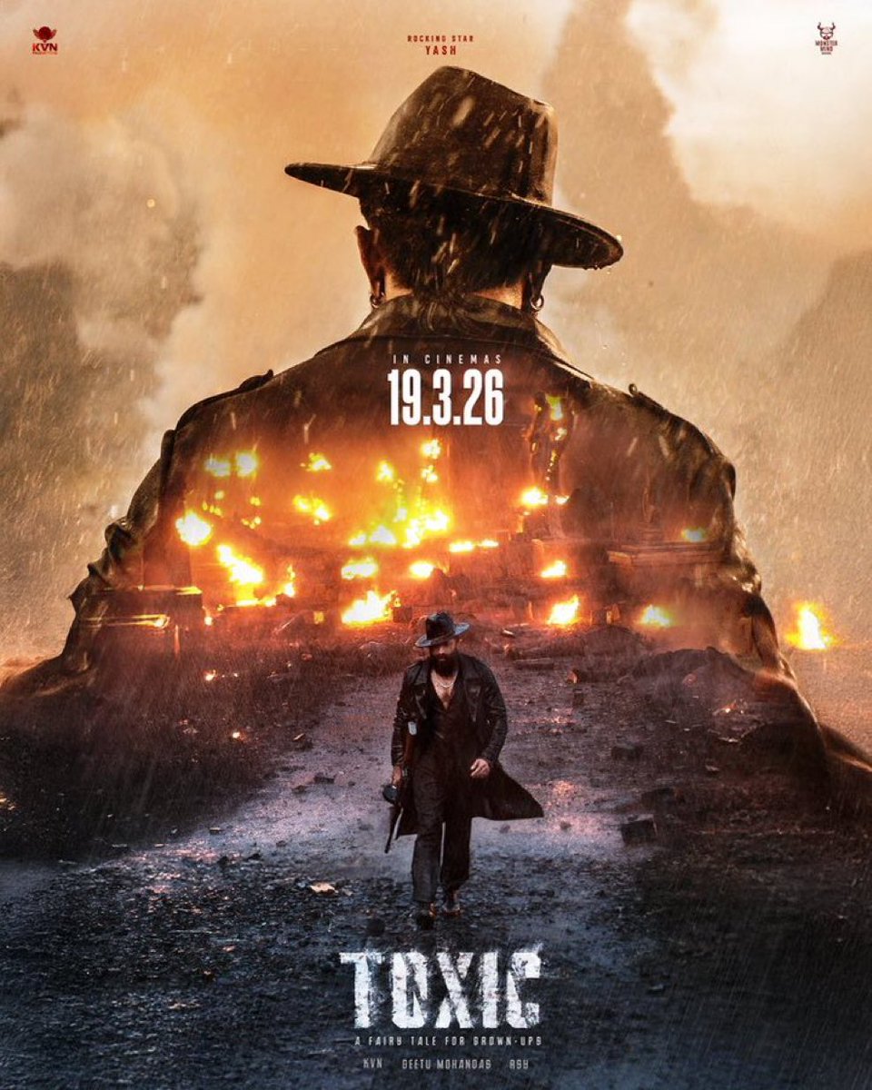 Alot of people cant even imagine the scale INDIAN CINEMA will achieve in 2026! 🤯

The beginning will be with #TOXIC - 19 March 2026!🔥

#YashBOSS #Yash #KiaraAdvani #Nayanthara #TaraSutaria