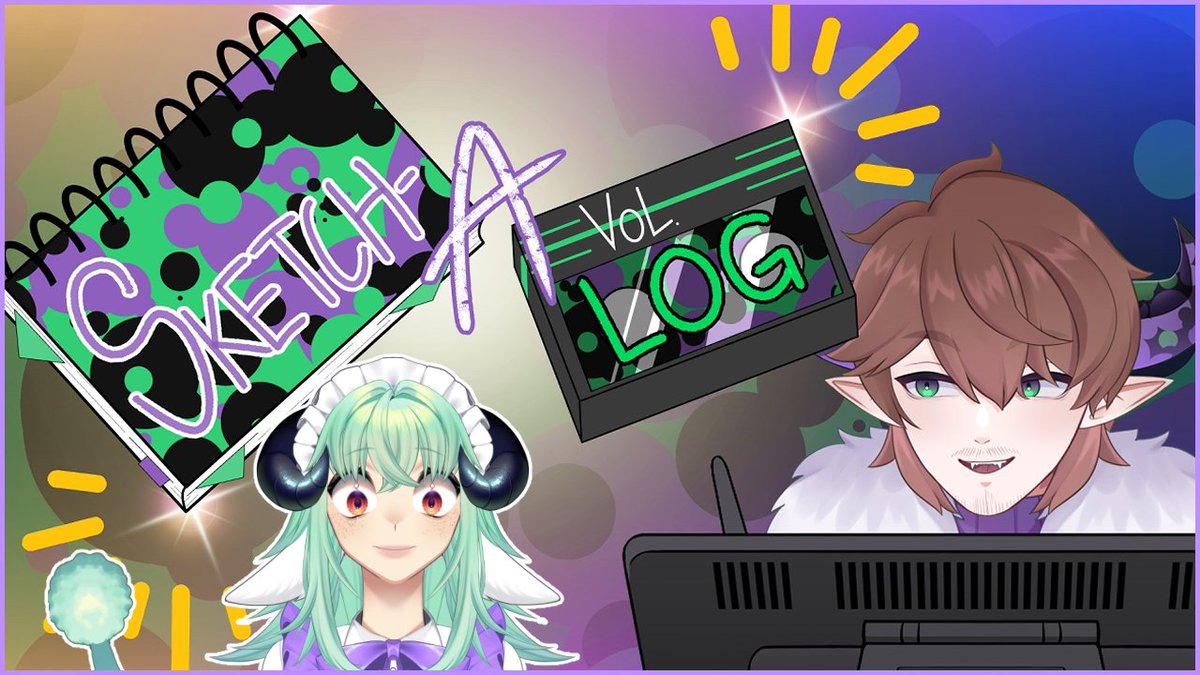 Surprise! I'm over on <a href="/SoulKingXander/">Soul King Xander 👻👑</a>'s Sketch-A-Log today! Come in and watch the magic happen...